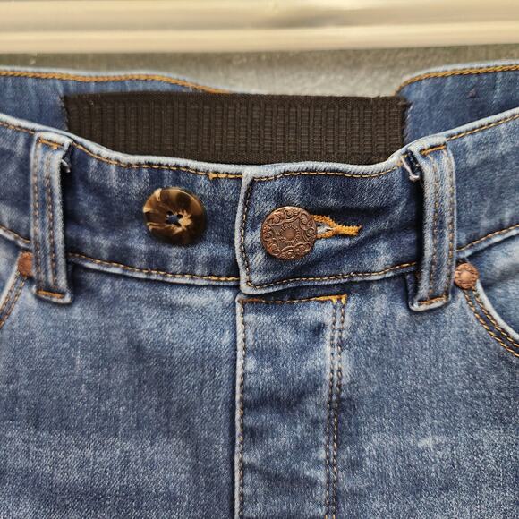 Soft Surroundings Jeans Medium Blue The Ultimate Denim Relaxed Straight - Picture 3 of 12